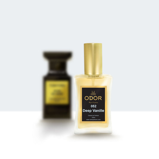 Luxuriöses Eau de Parfum mit tiefem Vanilleduft – sinnlich, warm und verführerisch.

