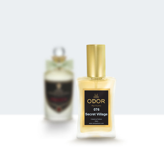 Parfümflasche 'Secret Village' von ODOR Parfums, inspiriert von 'Halfeti', ein luxuriöser und intensiver Duft